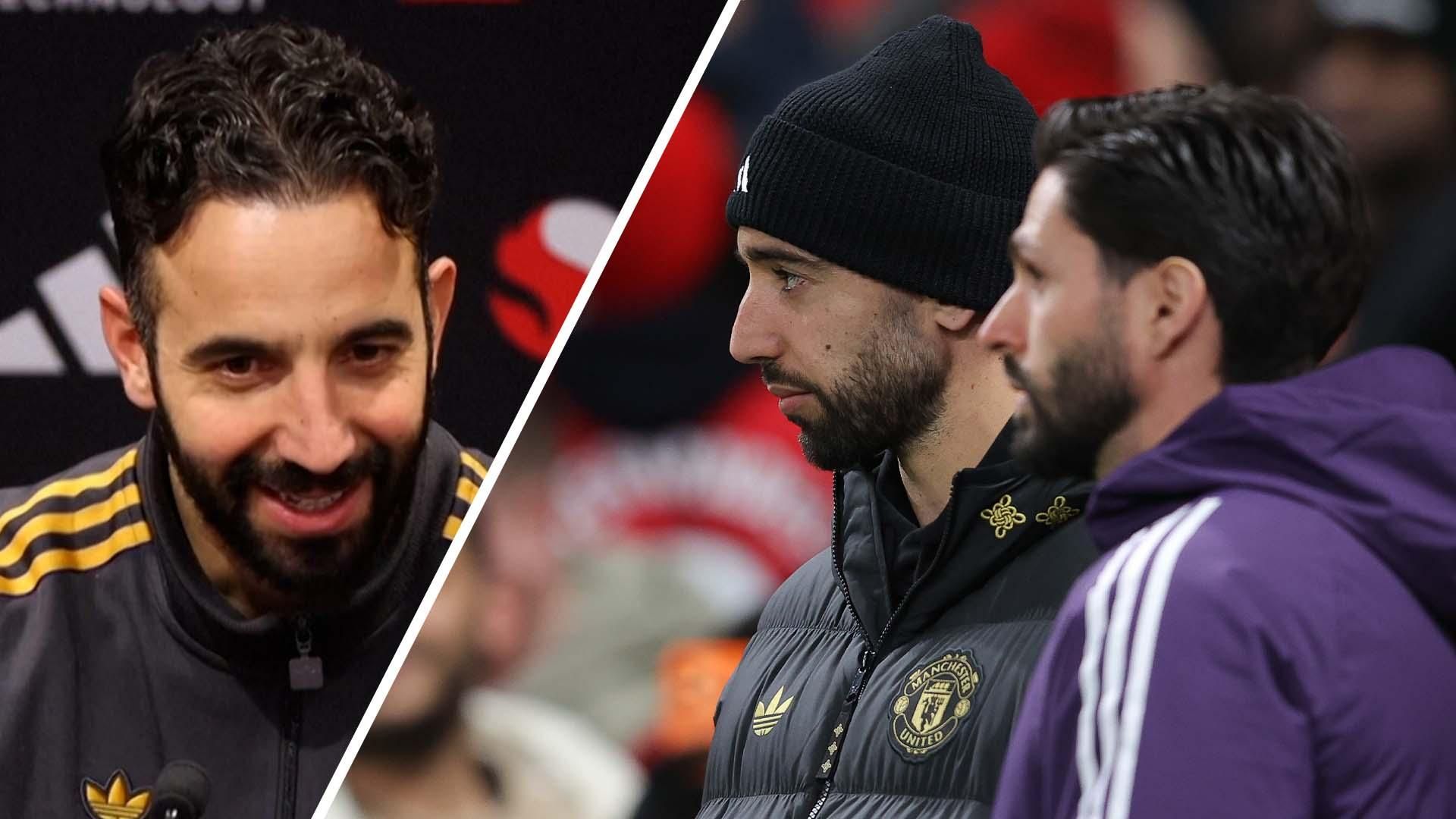 鲁本·阿莫林谈布鲁诺·费尔南德斯：他可能想抢我的饭碗。