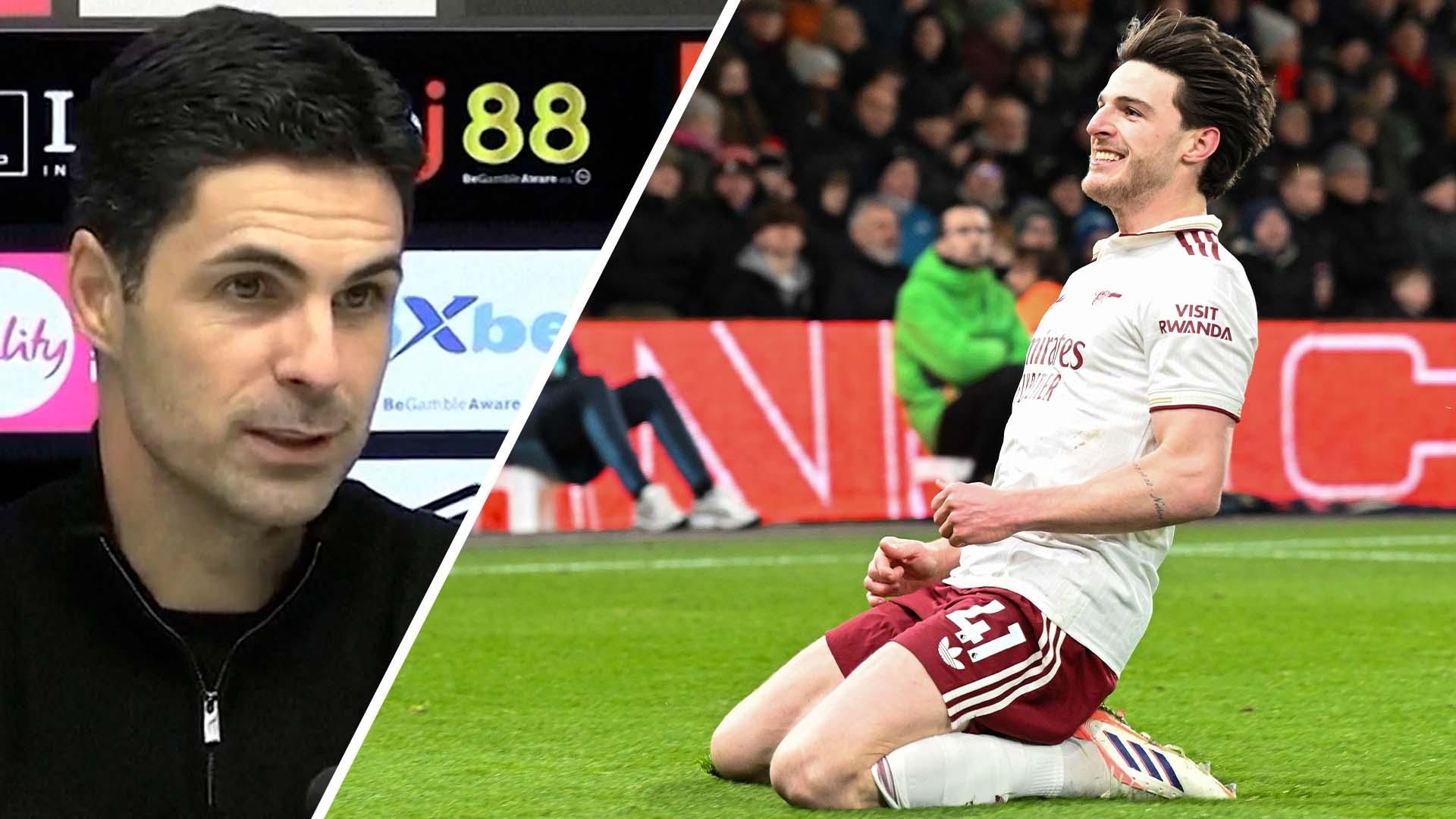 阿森纳的德克兰·赖斯谈维克托·乔凯雷斯：没有他，我们成不了顶级球队。