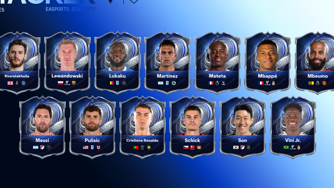 EA 26揭晓了年度最佳男女球队提名名单。