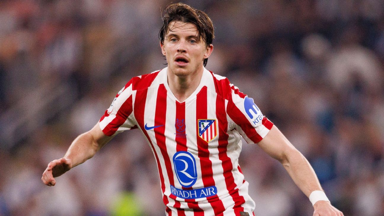 科诺尔·加拉格尔在马德里竞技效力17个月后加盟托特纳姆。