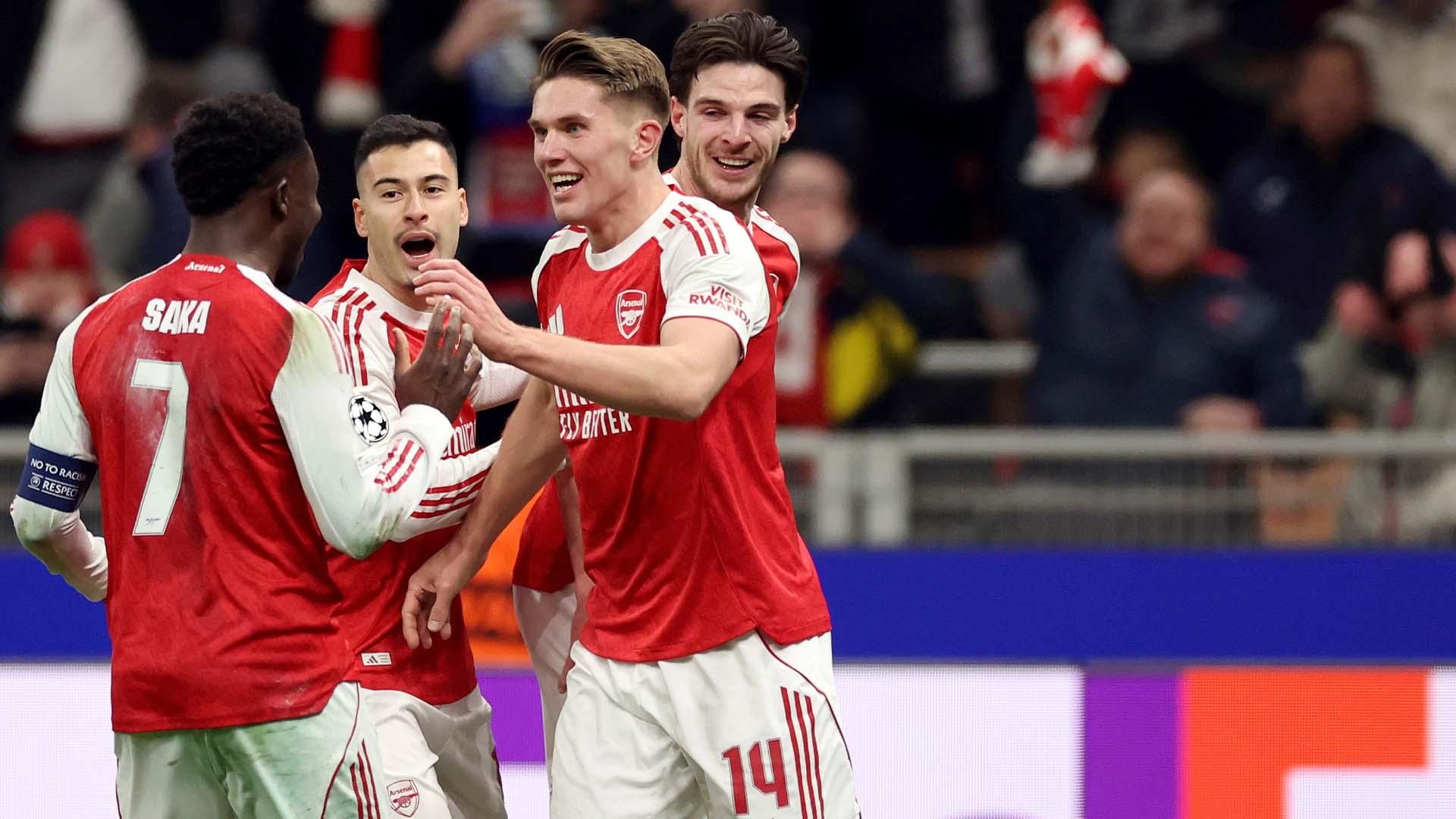 加布里埃尔·热苏斯盛赞“梦幻之夜”，阿森纳创造历史。