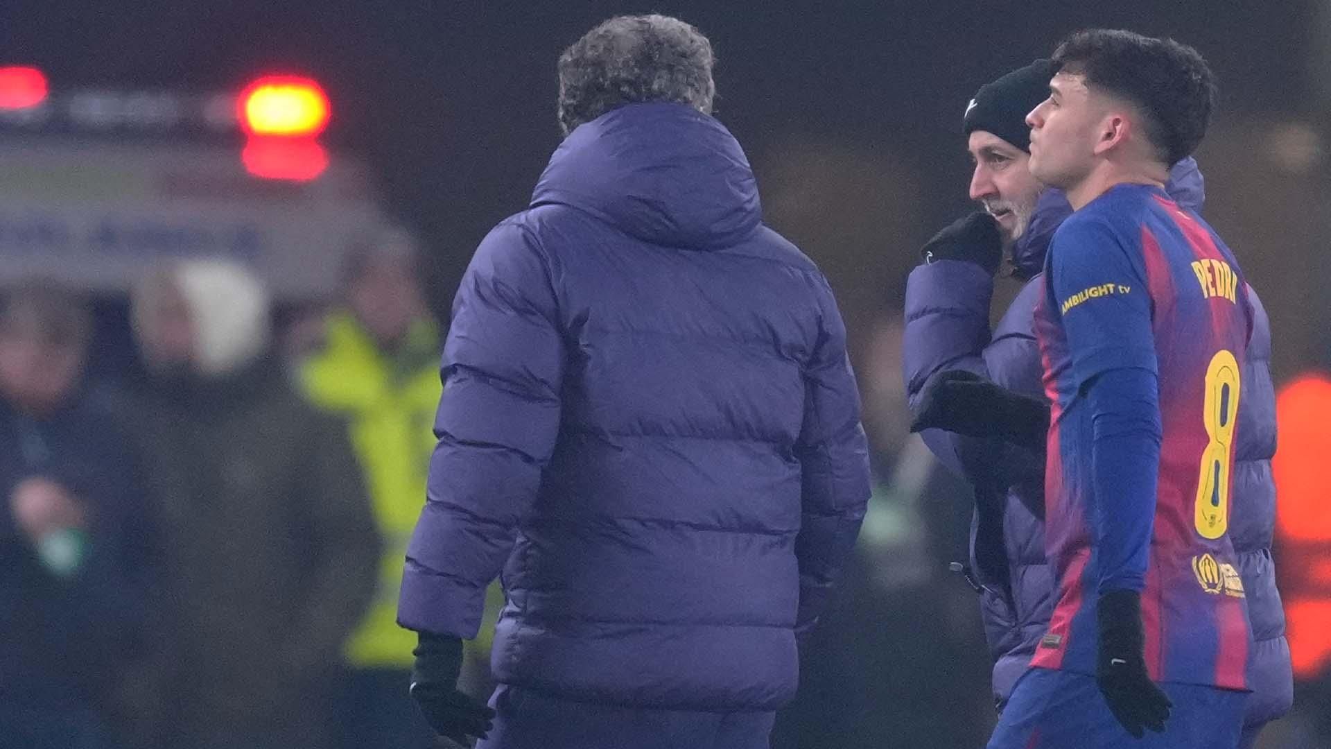 巴塞罗那获胜，但佩德里受伤“不是好消息”