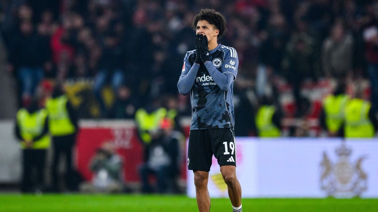 缺少了头号射手埃基蒂克和马尔穆什，法兰克福队正陷入困境。