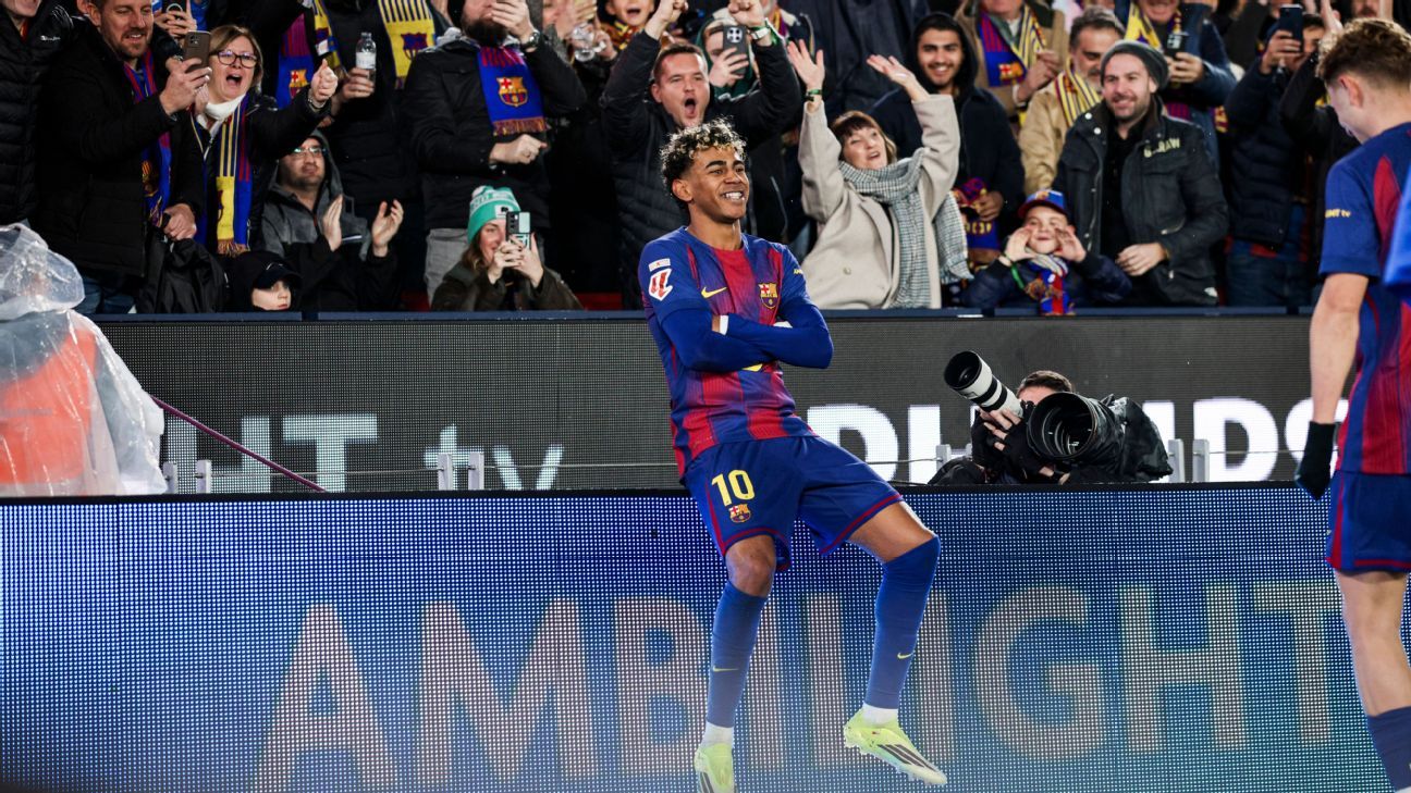 奥维耶多主帅称拉明·亚马尔的进球来自“另一个星系”