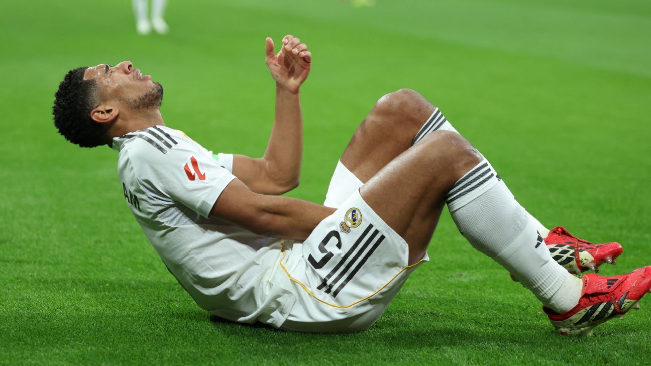 朱德·贝林厄姆在皇马受伤后泪洒赛场，“这是一次重大损失”