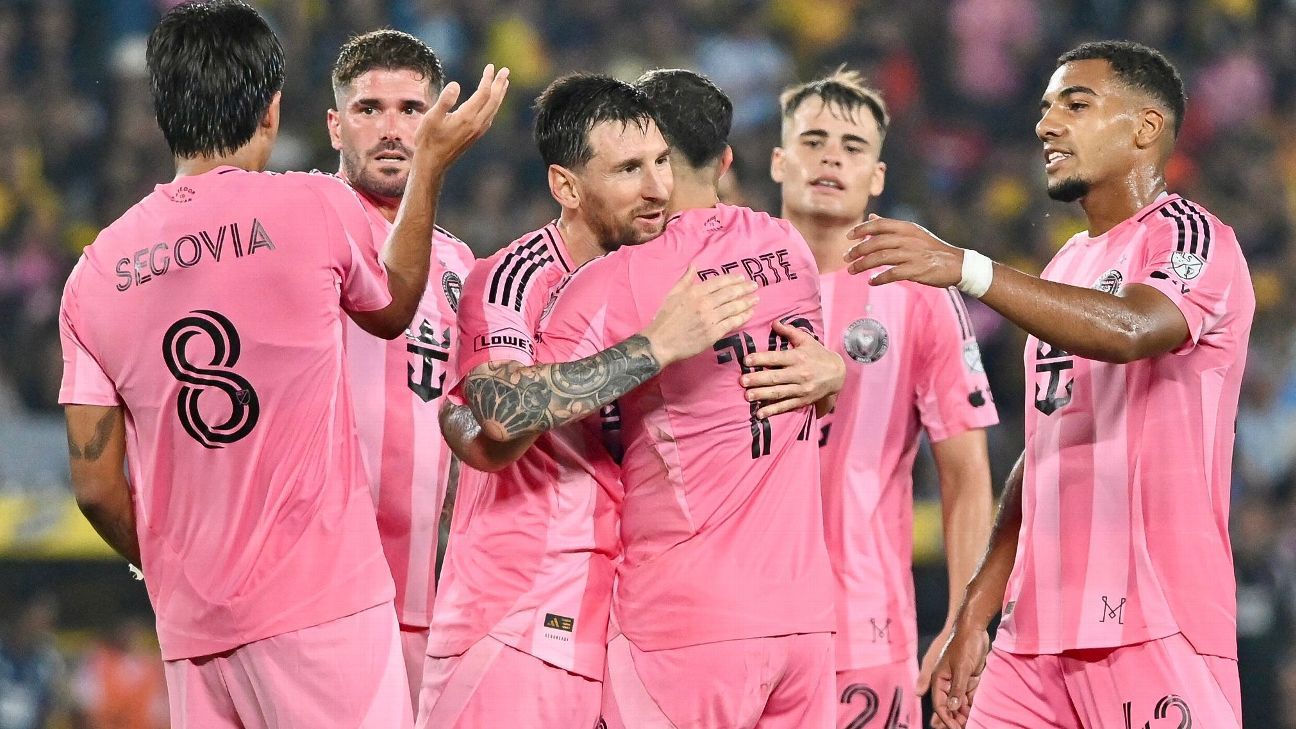 莱昂内尔·梅西在迈阿密国际季前赛的平局中独进一球，上演精彩绝伦的进球。