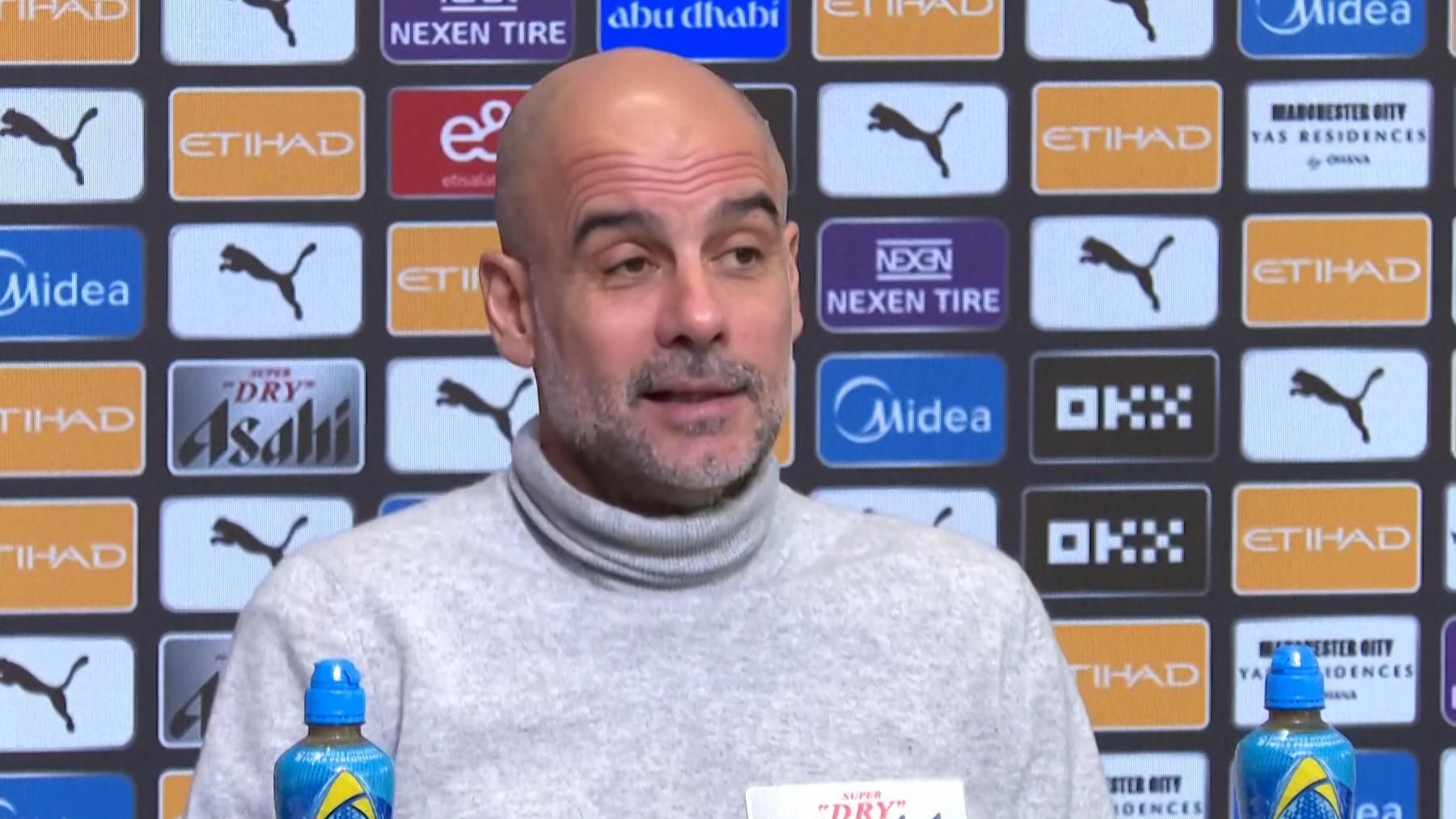 曼城队的埃尔林·哈兰德在半场换下后遭遇伤病疑虑。