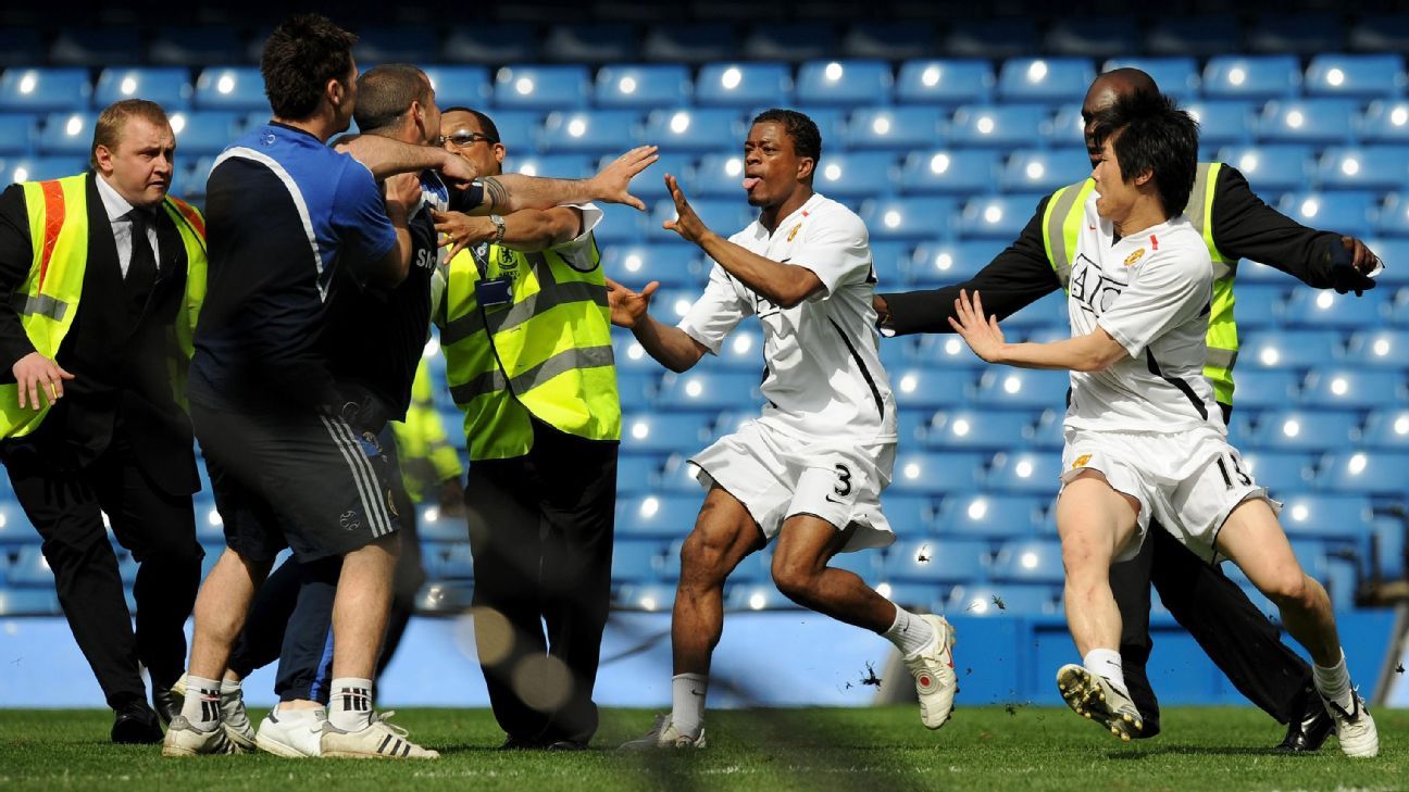 帕特里斯·埃夫拉谈切尔西场地管理员冲突：“我觉得自己运气不错。”