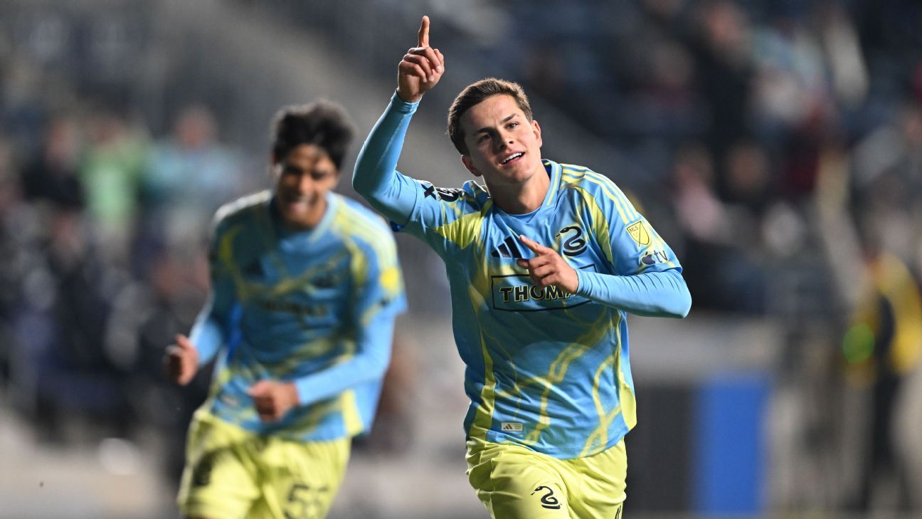 联盟队16岁的卡万·沙利文以首粒进球书写美国足球历史。