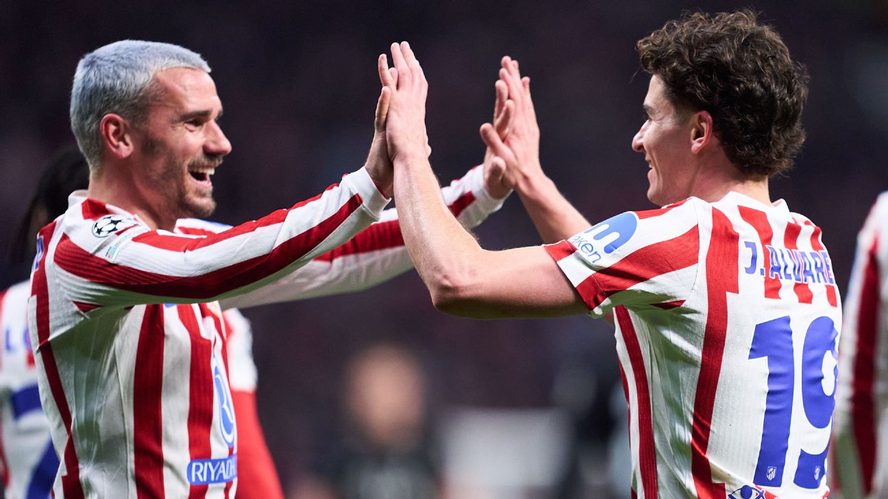 马德里竞技一脚踏入欧冠四分之一决赛，热刺却崩盘了。