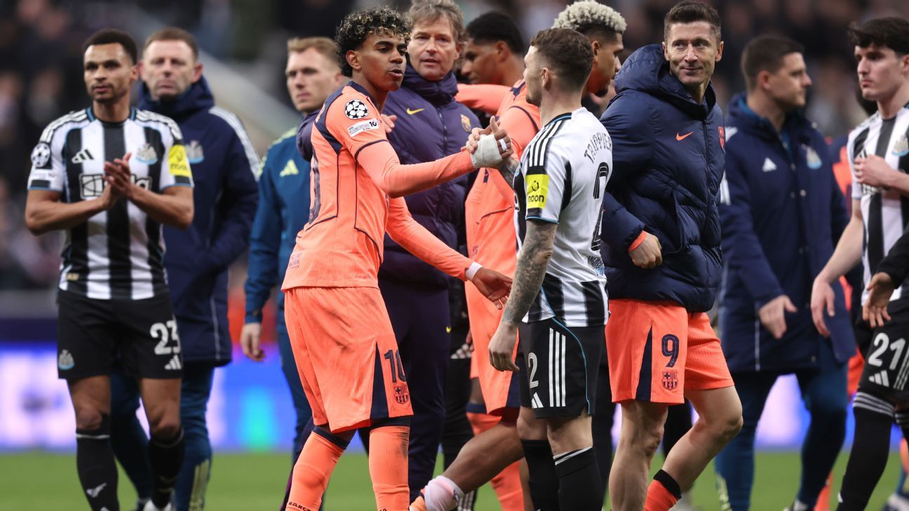 拉明·亚马尔在比赛尾声为巴塞罗那打入的进球，对纽卡斯尔来说“难以接受”。