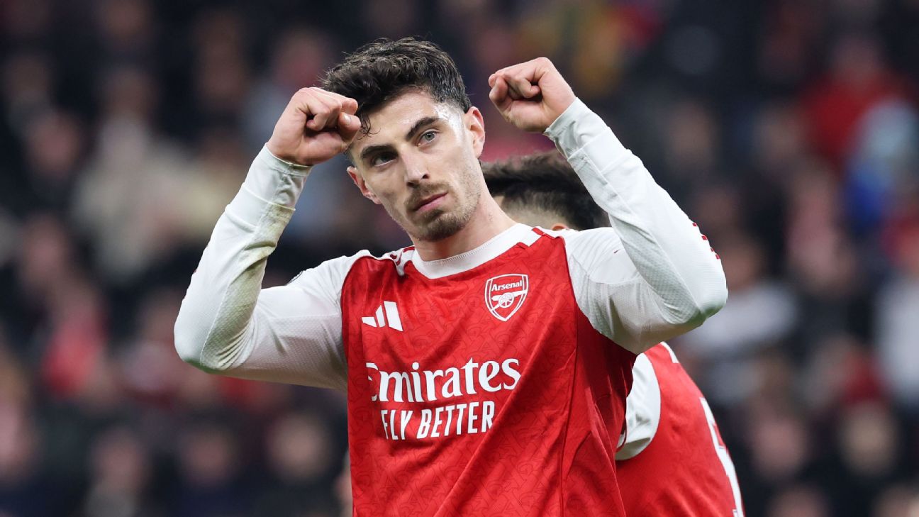 哈弗茨令前东家心惊胆战，为阿森纳赢得时间证明自己是欧洲最佳。