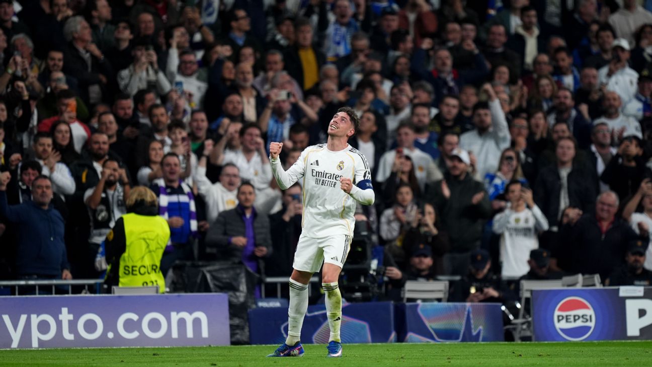 巴尔韦德的帽子戏法为马德里对阵曼城的比赛锦上添花。