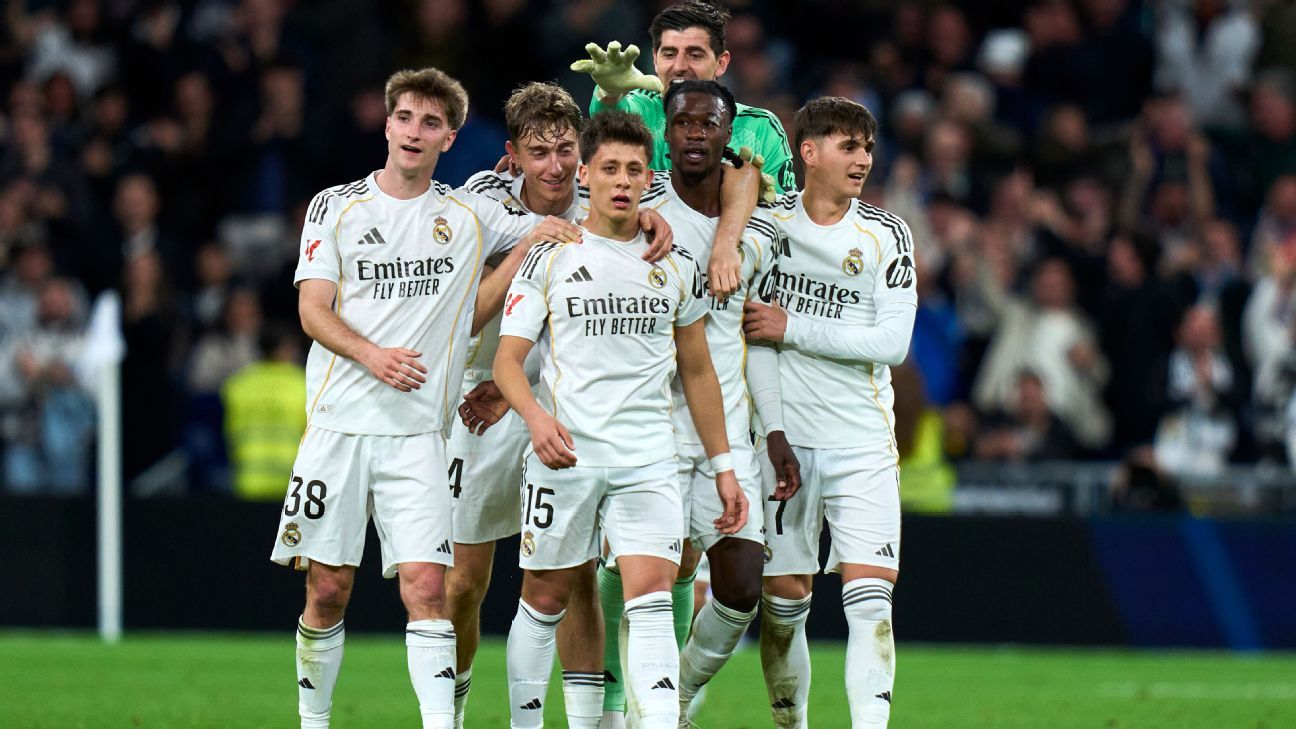 皇家马德里盛赞阿尔达·居勒从本方半场射出的“惊艳”进球。