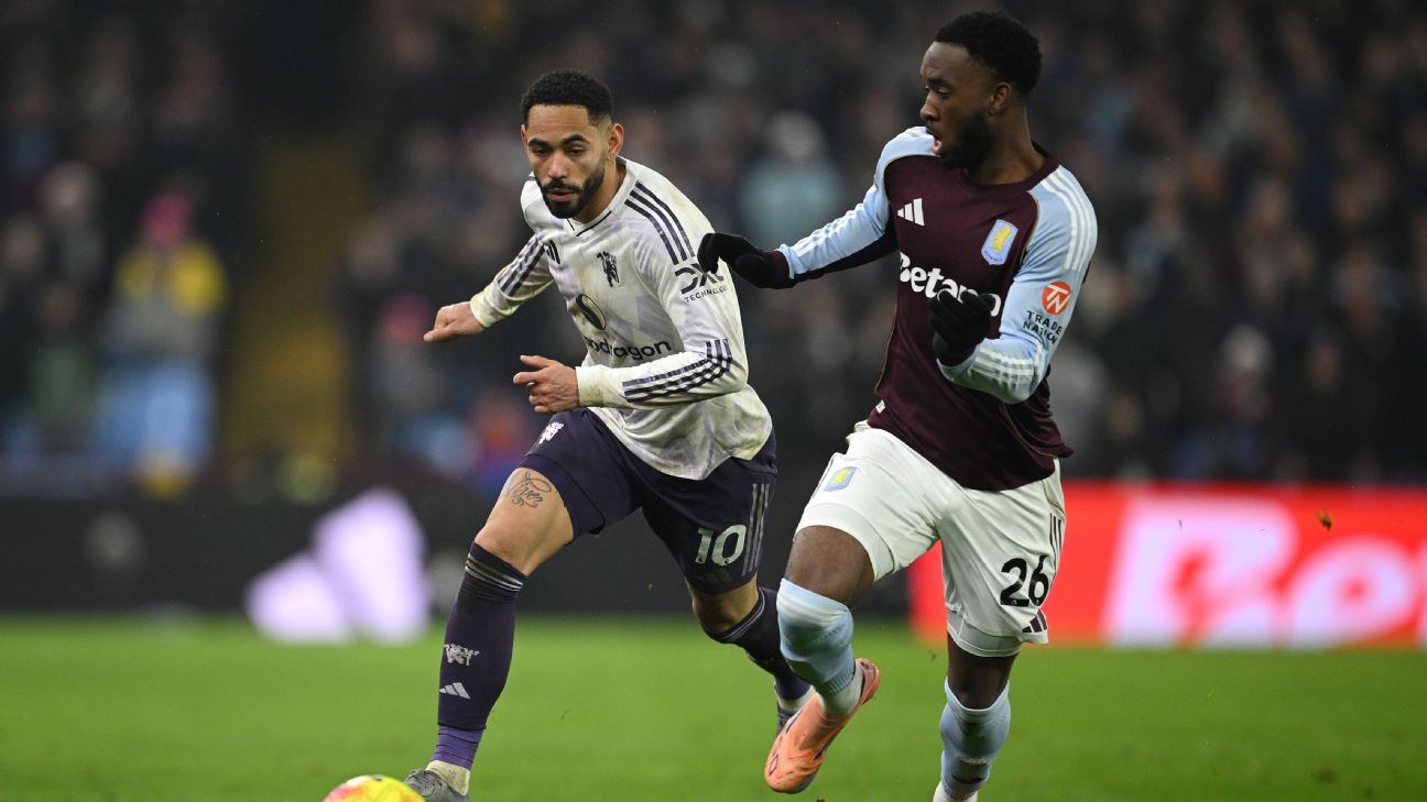 英超联赛实时更新：曼联对阵阿斯顿维拉