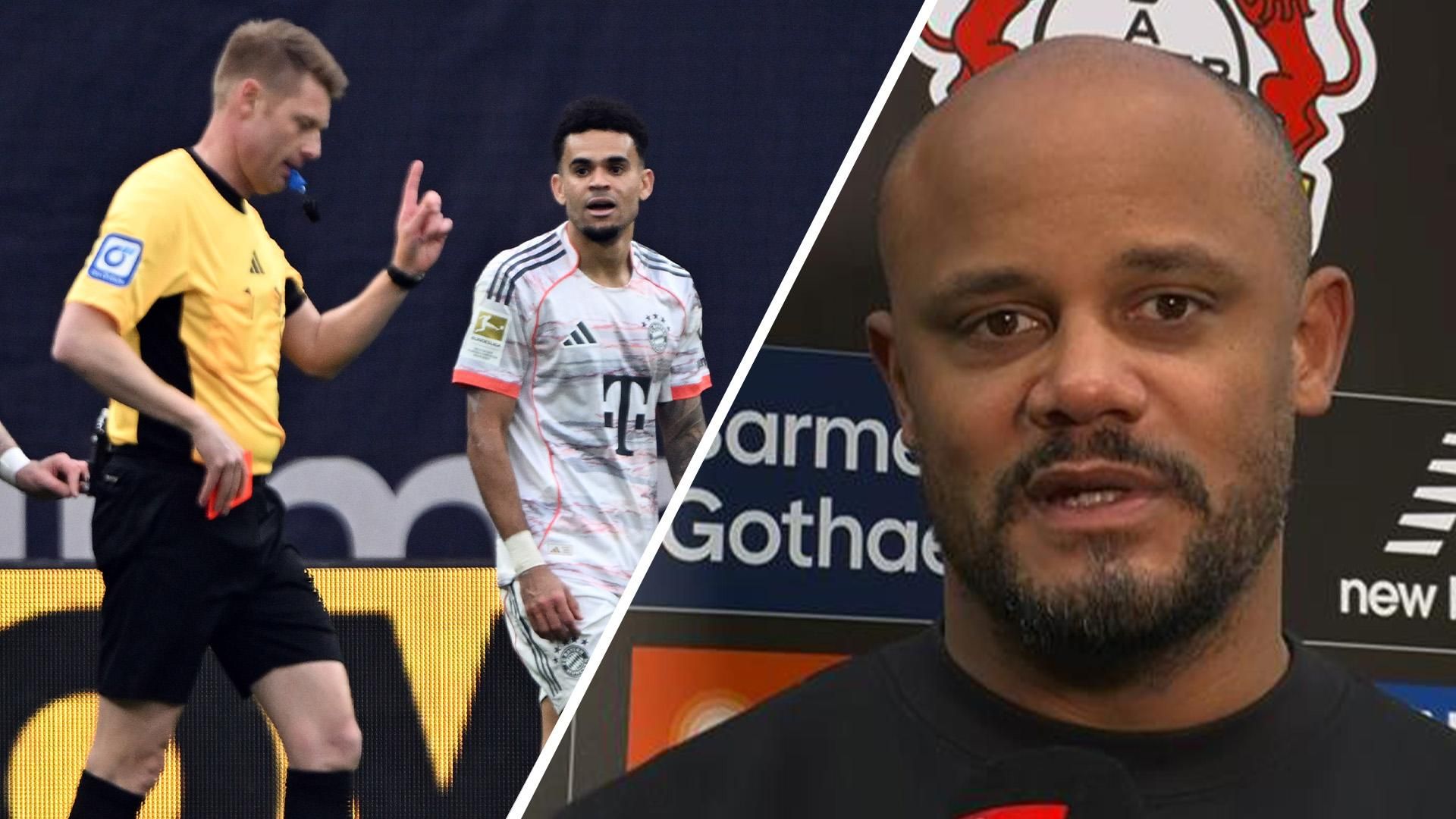 拜仁尽管裁判承认错误，仍未能推翻路易斯·迪亚斯的红牌判罚。