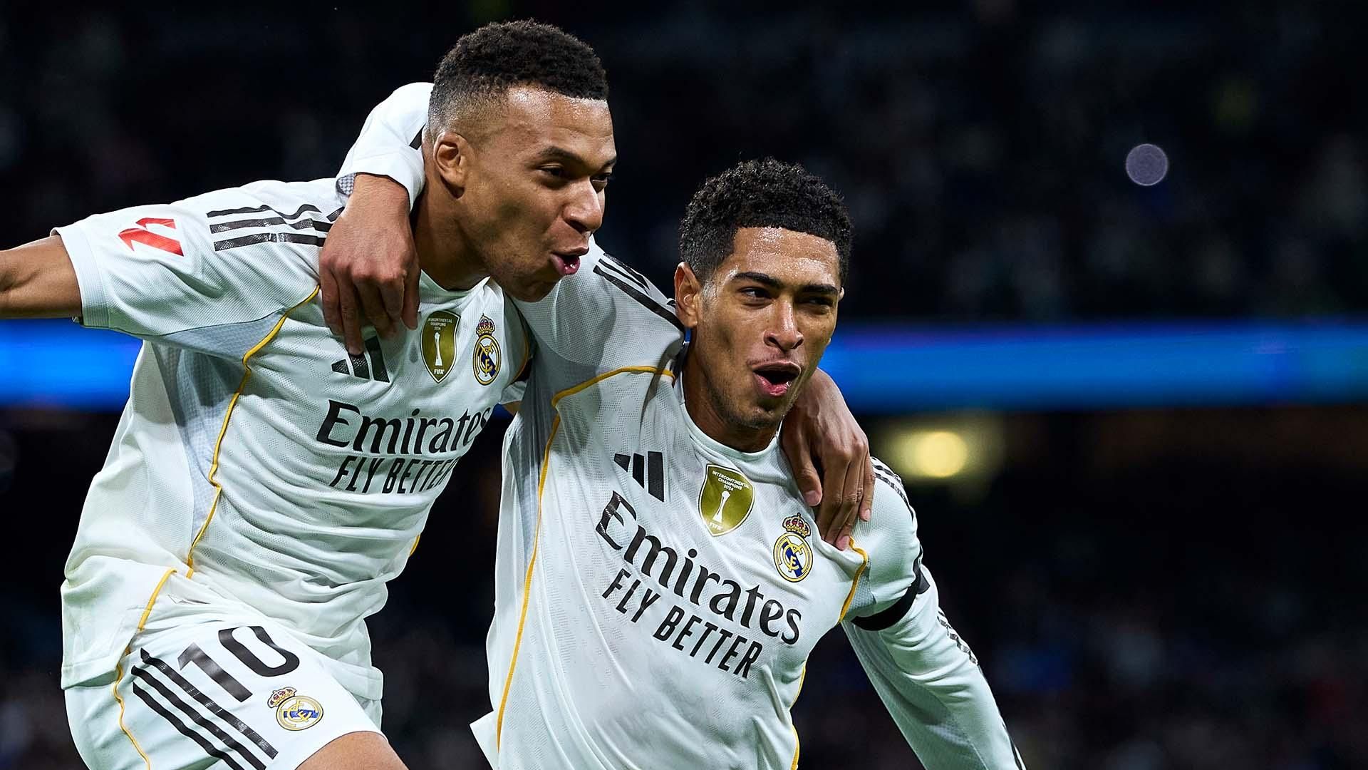 皇家马德里的费德·巴尔韦德因在国家德比中领到红牌，被禁赛1场。