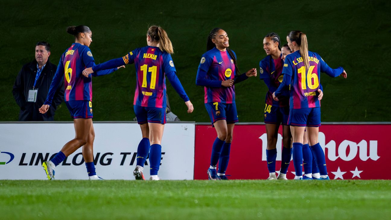 在距离又一座联赛冠军仅一步之遥之际，巴萨在国家德比中的统治地位仍在延续。