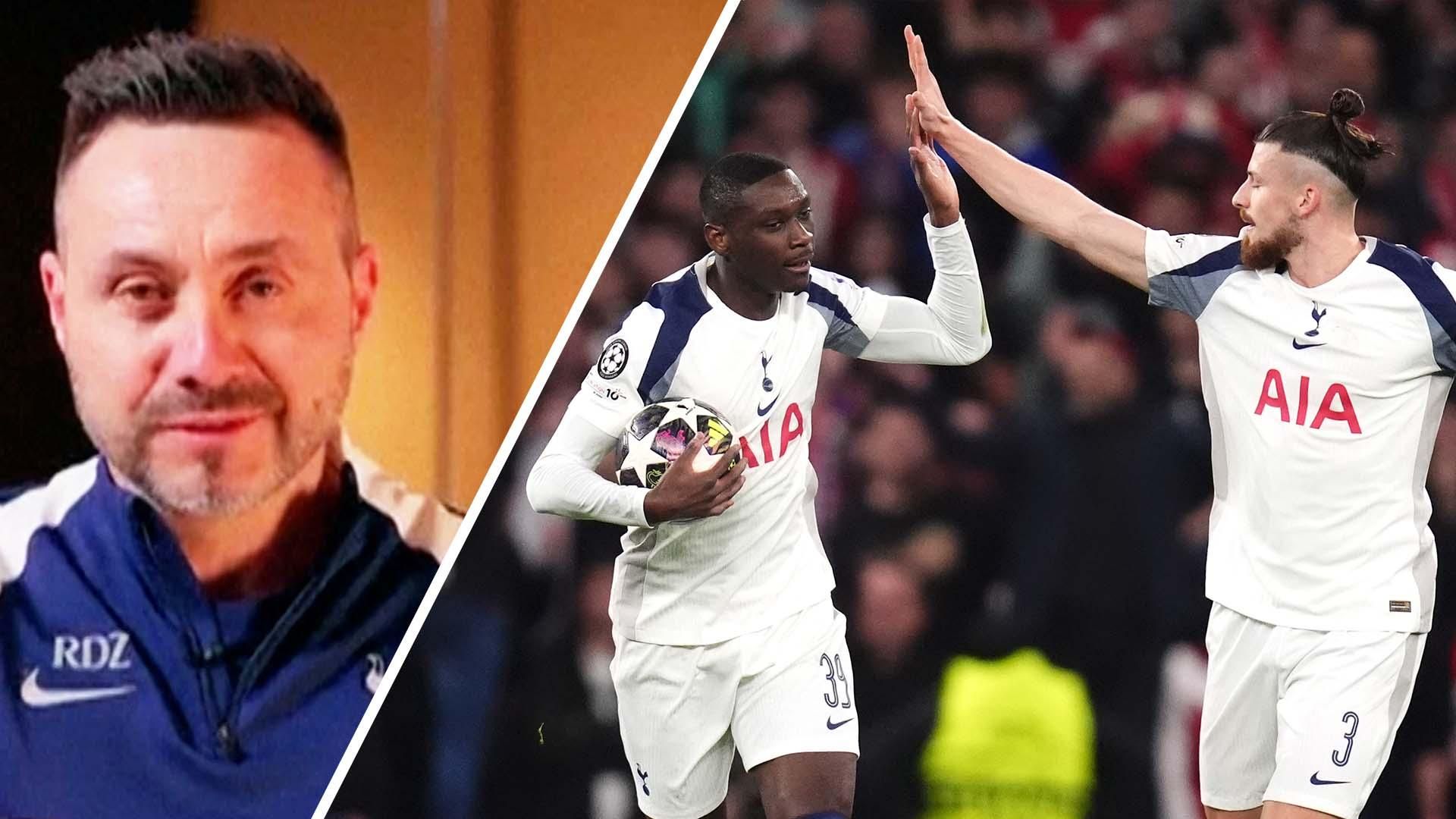 罗伯托·德泽尔比就格林伍德相关言论向热刺球迷致歉