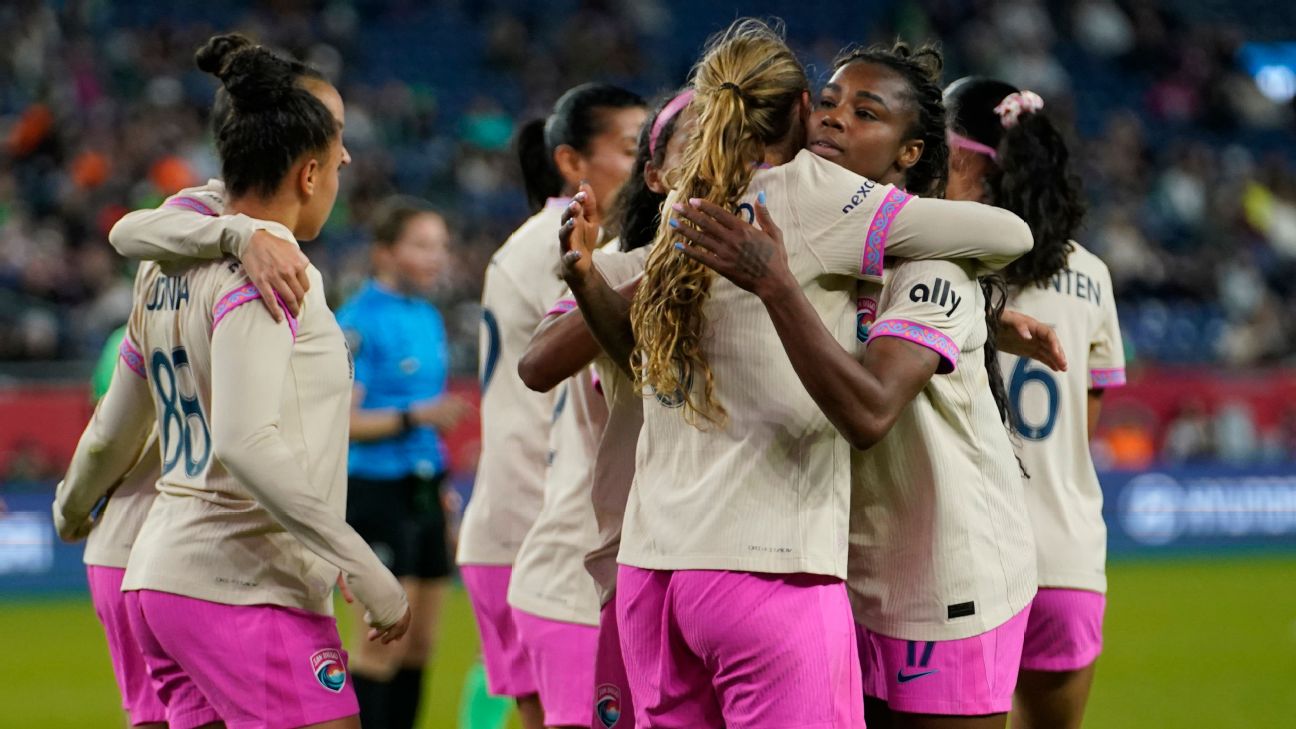 NWSL实力榜：圣地亚哥女足领跑，华盛顿重回正轨